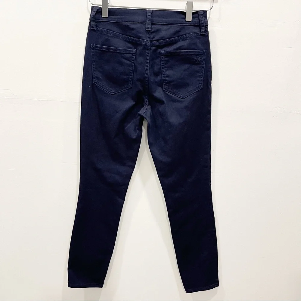 Tory Burch Dark Blue Skinny Ankle Pants Size 24